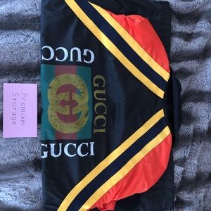 Gucci Nylon Track Jacket with Gucci Logo